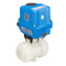 Ball valve Series: 21 Type: 3731EE PVDF Electric operated Plastic welded sleeve PN10/16